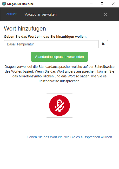 Wort hinzufügen