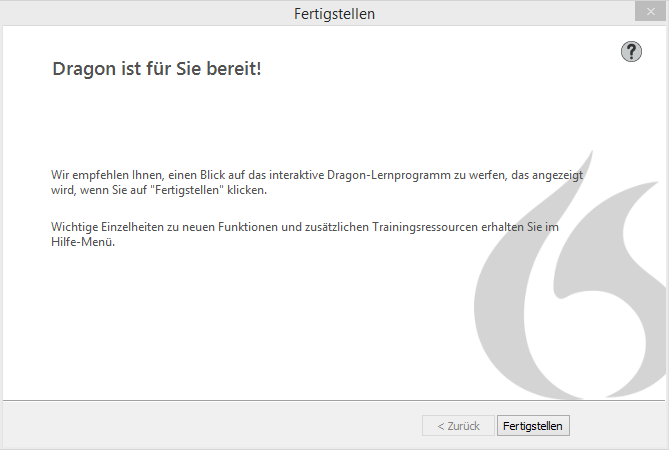 Fertigstellen