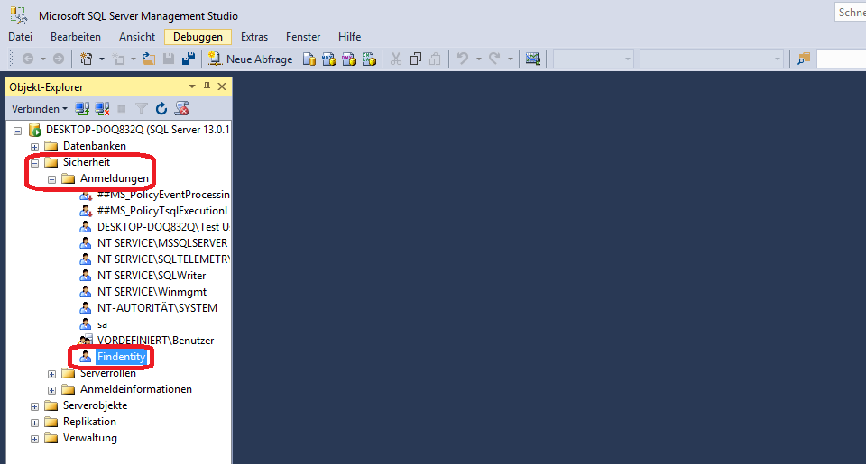 Microsoft SQL Server Management Studio
