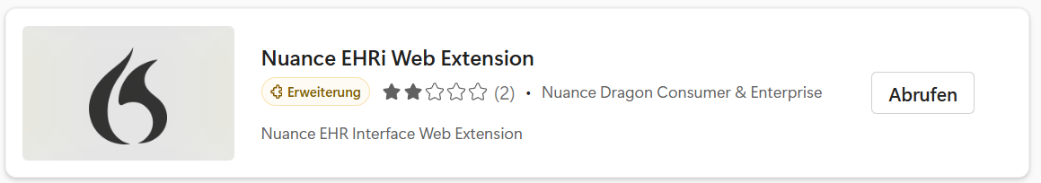 Nuance EHRi Web Extension