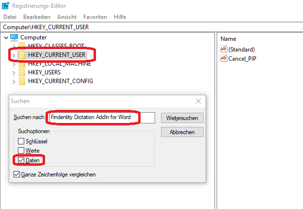 Registrierungs-Editor